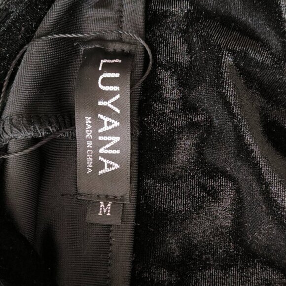 Boutique Whimsigoth Goth Witch Vampy Addams Family Cosplay Velour Dress M - Picture 6 of 9